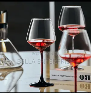 Available Elegant Burgundy Crystal Wine Glassluxury Crystal Wine Glass