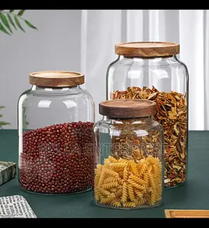 Available Large Capacity Borosilicate Glass Storage Jar