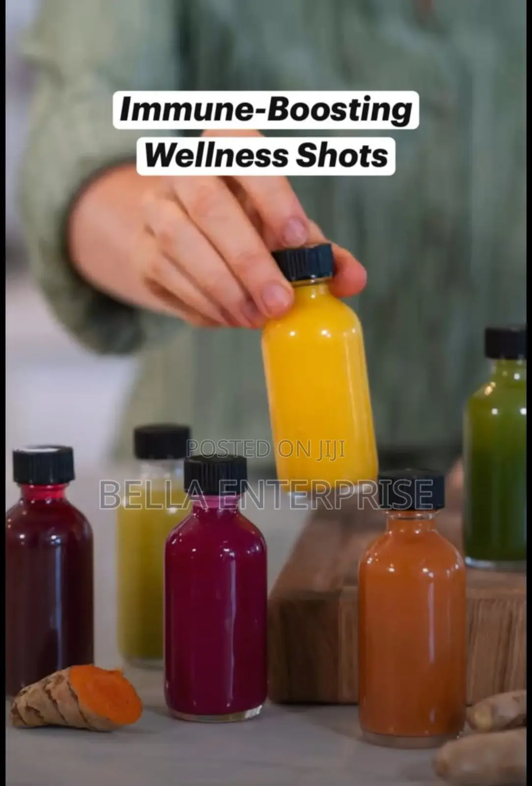 Available Ginger Shots Essential Glass Bottleswellness Shot