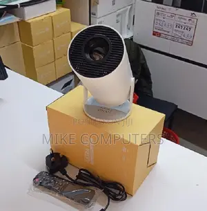 Hy 300 Projector Featuring Wifi and Bluetooth 1800 Rotation Base