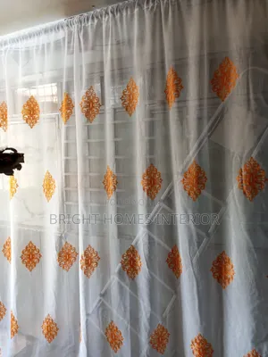Orange Floral Sheer Floral Sheer