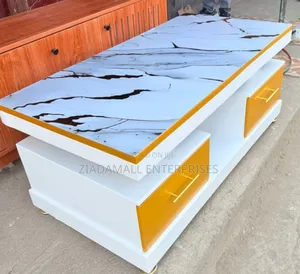 Coffee Table Luxury Executive Coffee Table With Elegant Marble Finish