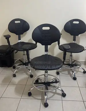 Revolving Doctor's Stool (With Armrest and Backrest)
