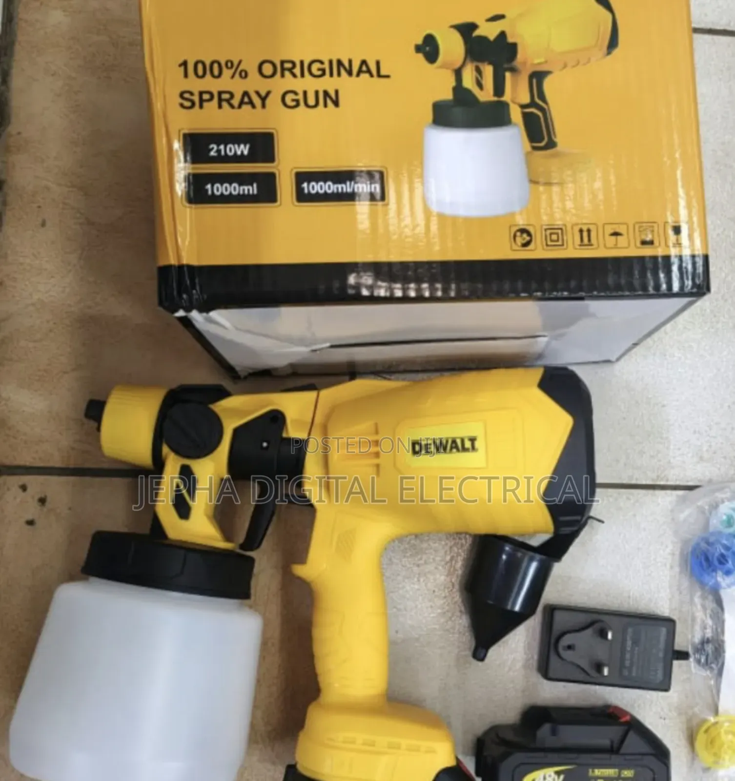 Dewalt Cordless Spray Gun