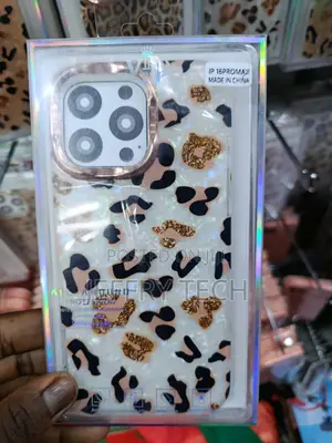 Mowime Compatible With iPhone 16 Pro Max Case, Cheetah Print