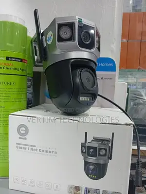 Wireless Wifi Dual Lens Dome PTZ Camera-V380 Pro Full Color
