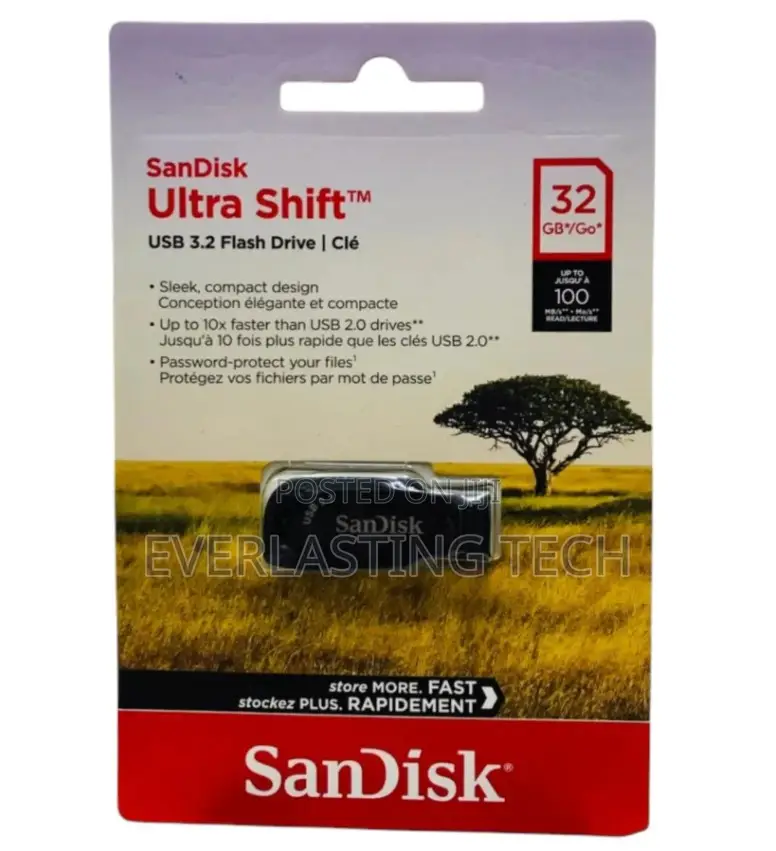 Sandisk Ultra Shift Usb 3.2 32gb Flash
