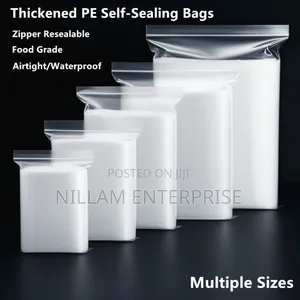 Heavy Guage Reusable Ziplock Bags.25 Pc