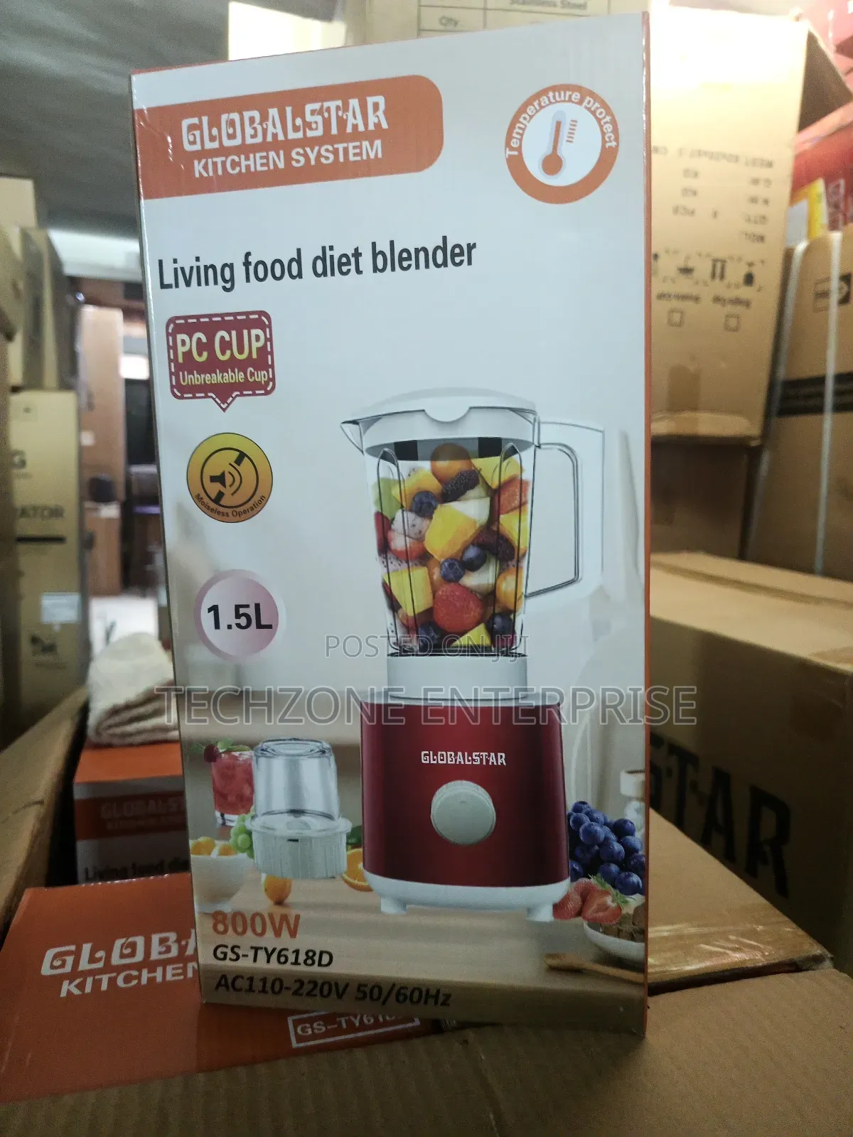 Globalstar 2 in 1 Blender With Unbreakable Jar 