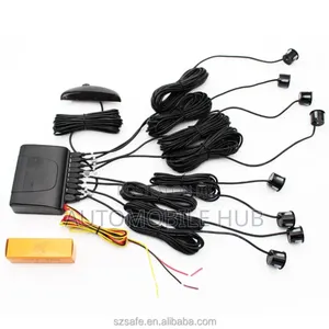 8 Sensor Parking System Full Kit Car Reverse Sensors Front Rear