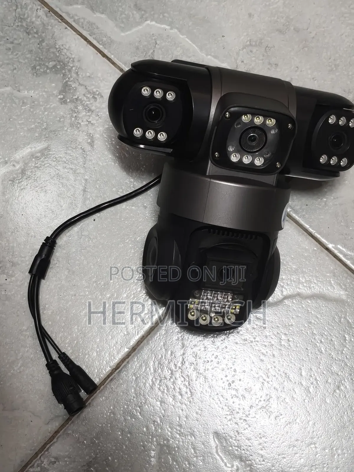 Network Camera 4g Smart Ethernet Cable Electric Model Triple Lens CCTV