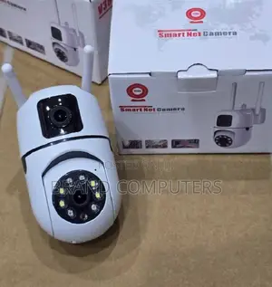 Wall Mount Bulb Dual Lens Wifi Camera Smart Net