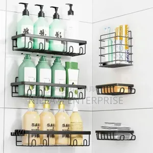 6pcs Set Shower Caddy Shelf/Bathroom Organizer*