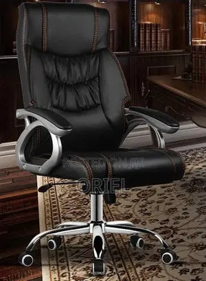 Modern Office Chair : Office Leather Padded Swivel Chair