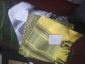 Arafat Scarf (Keffiyeh) – Classic Black White Unisex