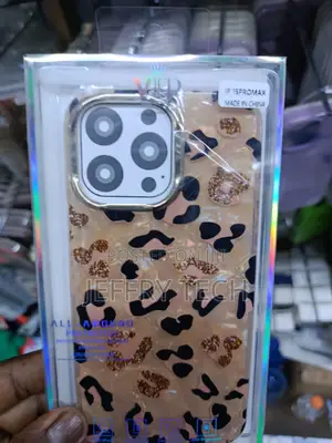 Casecoo iPhone 15 Pro Max Glitter Case With Magsafe - Brown Leopard