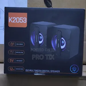  Desktop Computer Luminous Mini Wired Usb Speaker