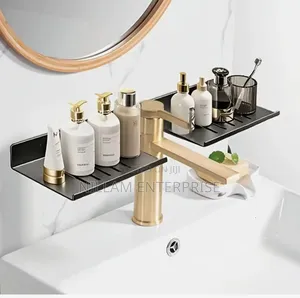 Premium Wall-Mounted Bathroom Storage Rack*