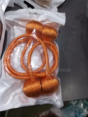 Orange Curtains Holders