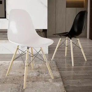 Dining Chairs; Eames Mid Backrest Outdoor Dining Chairs