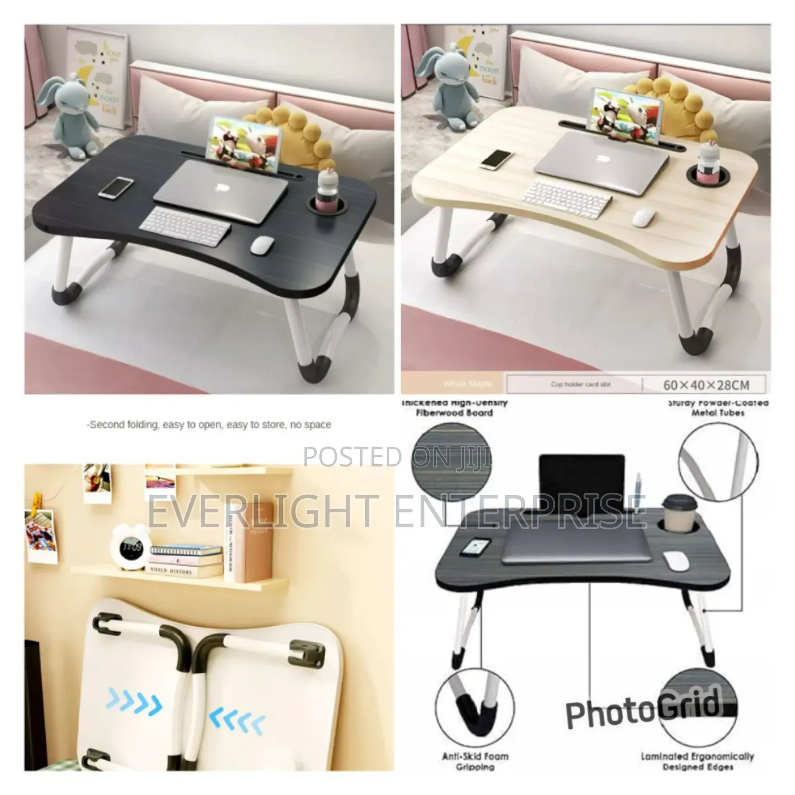 *Foldable Breakfast/ Study Table Laptop Desk