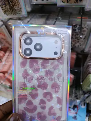 Fonha iPhone 17 Pro Max Leopard Cheetah Print Phone Case -Pink