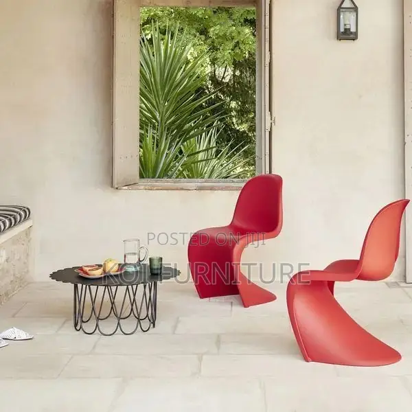 Dining Chairs; Pantone Modern Red Classics Dining Chairs