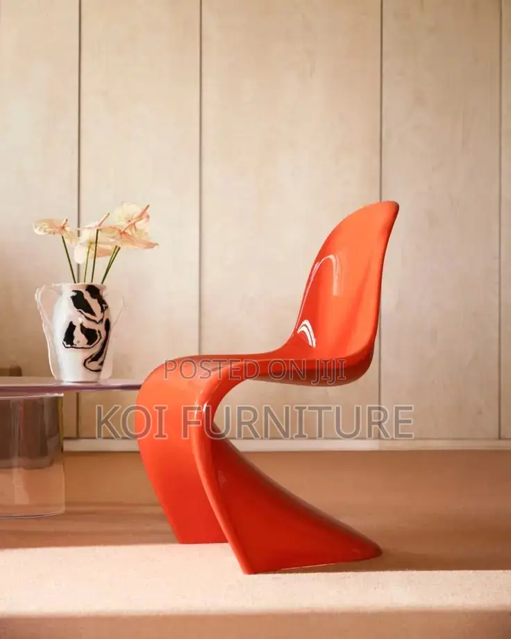 Dining Chairs; Pantone Modern Red Classics Dining Chairs