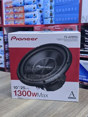 Pioneer 1300watts Ts-A250s4 10 Inch Bass Subwoofer