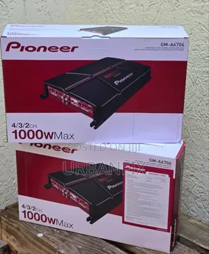 Piomeer Gm-A6704 1000watts 4 Channel Bridgeable 4 Channel Amplifier