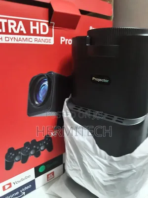 Hy 320 Android Tv 11 System Gaming Projector Display Size of 200 Inch