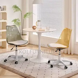 Dining Chairs; Swivel Ergonomic Mid Backrest Office Home Dining Chairs