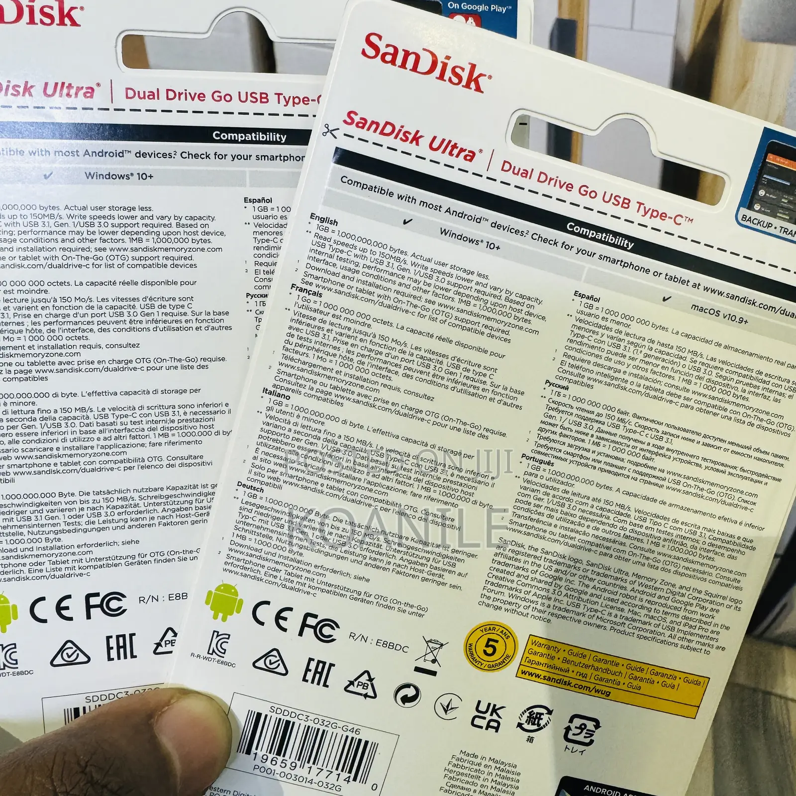 Sandisk Ultra 32gb Dual Drive Go Usb Type-C
