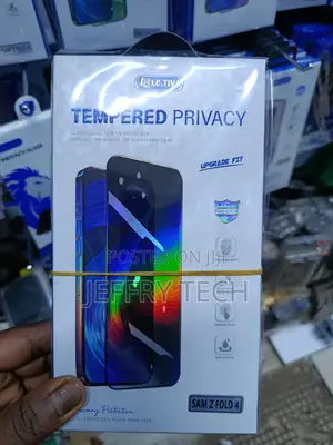Qissy Samsung Galaxy Z Fold 4 Privacy Screen Protector Tempered Glass