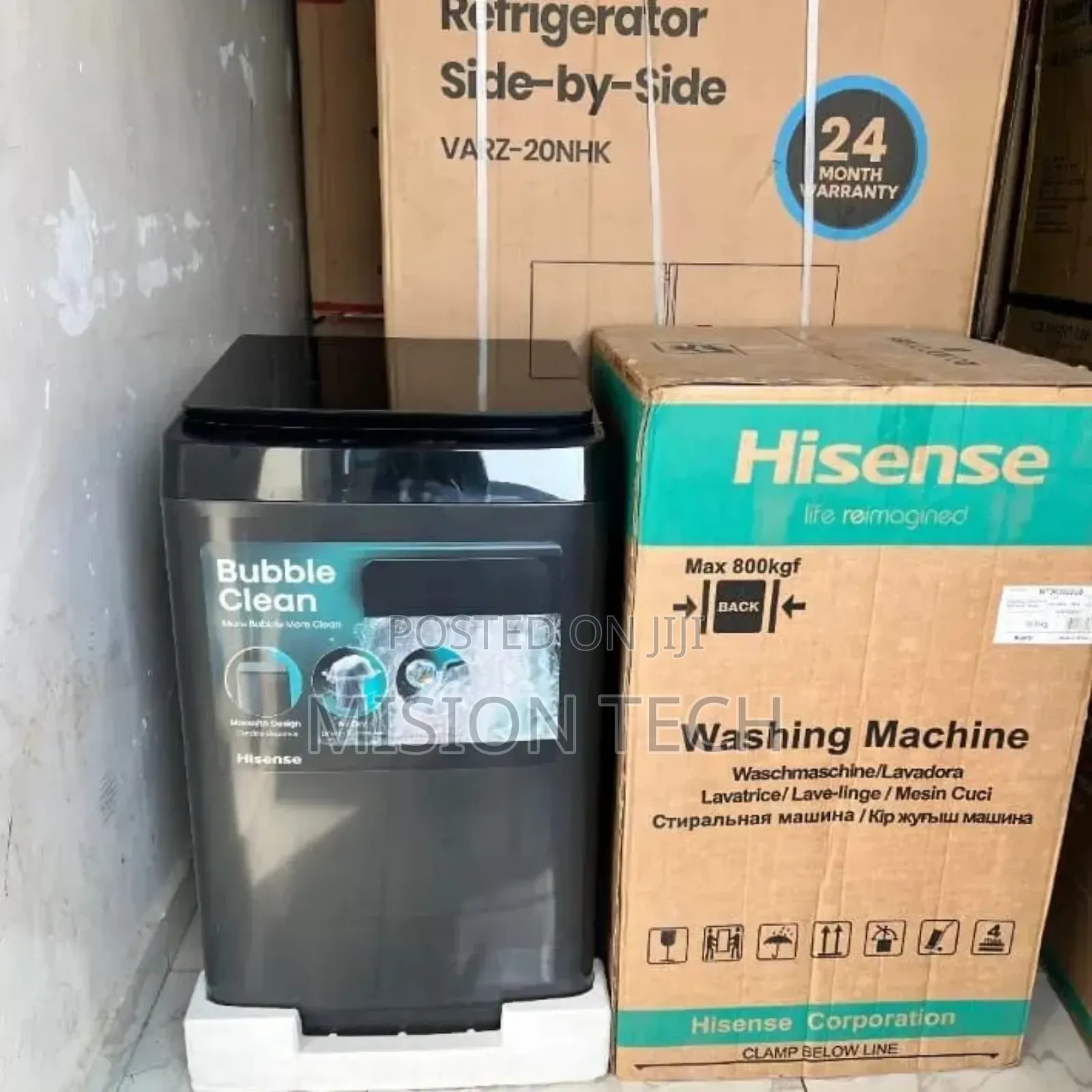 Hisense 8kg Top Loading Fully Automatic Washing Machine**