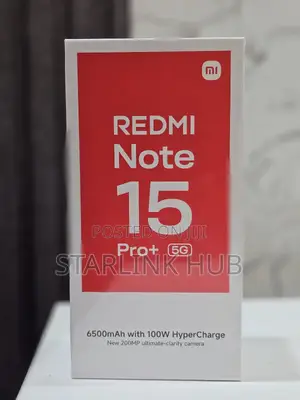 New Xiaomi Redmi Note 15 Pro+ 256 GB Black