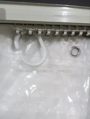 Waterproof Shower Curtains to Use on Both Rails and Rods