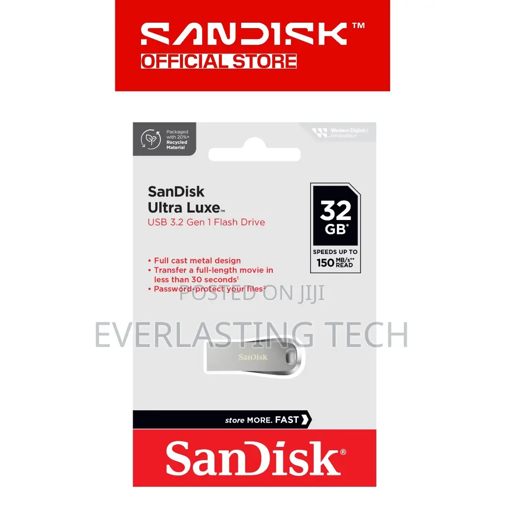 Sandisk Ultra Luxe Usb 3.2 32gb Flash