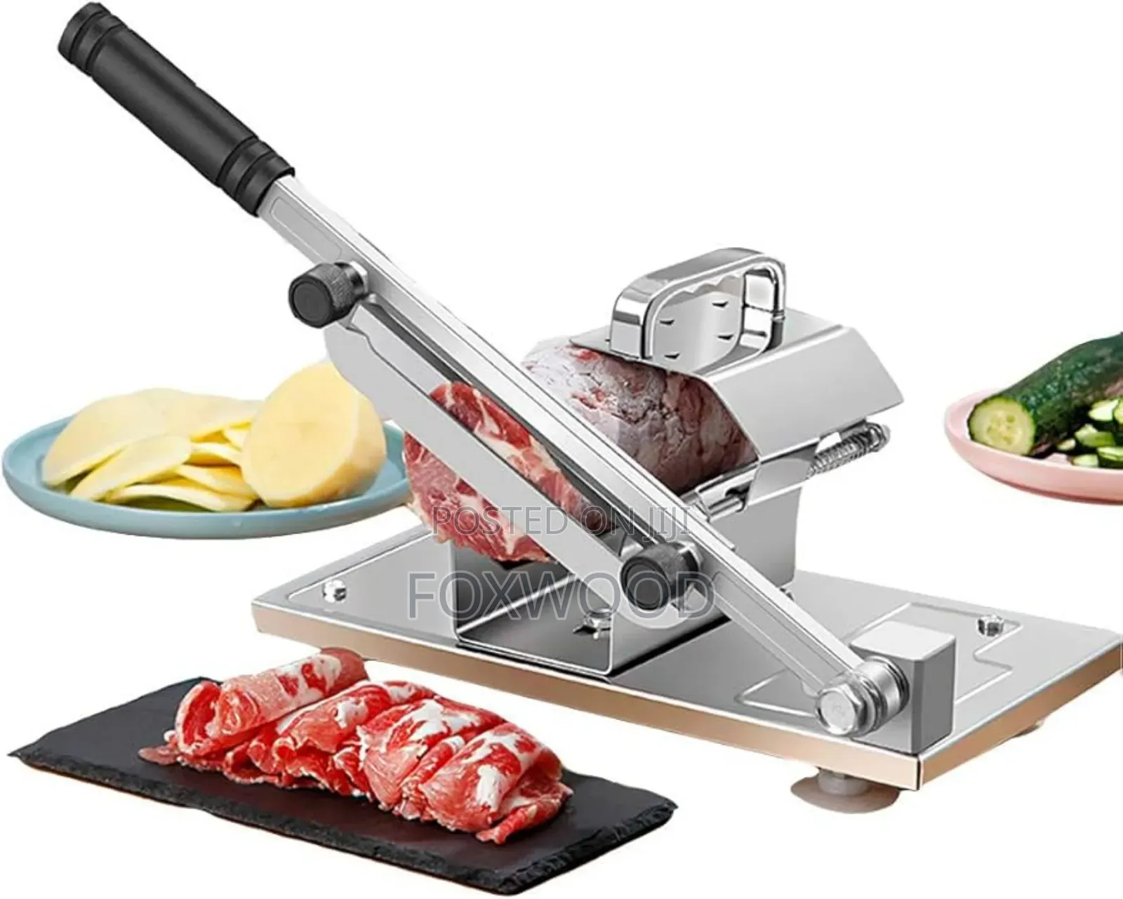 Heavy Duty Stainless Steel Manual Meat Slicer