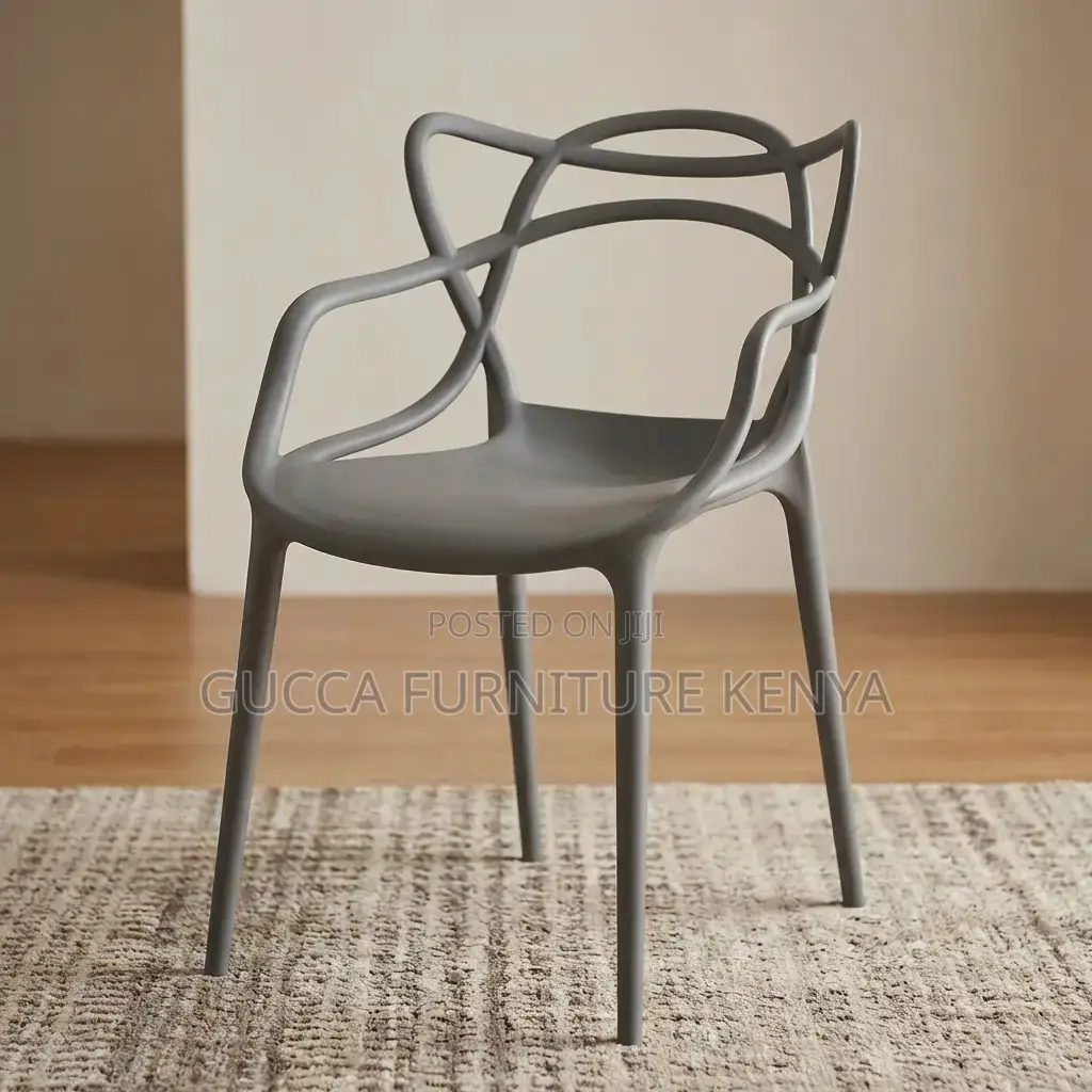 Outdoor Garden Plastic Stackable Armchair