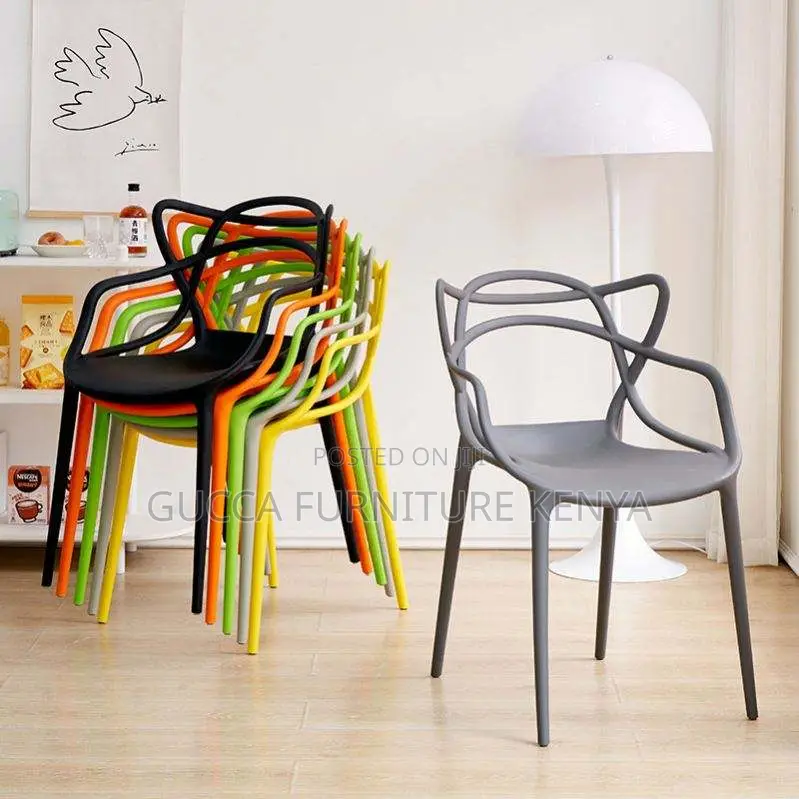 Outdoor Garden Plastic Stackable Armchair