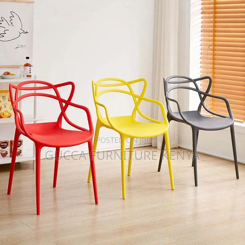 Outdoor Garden Plastic Stackable Armchair