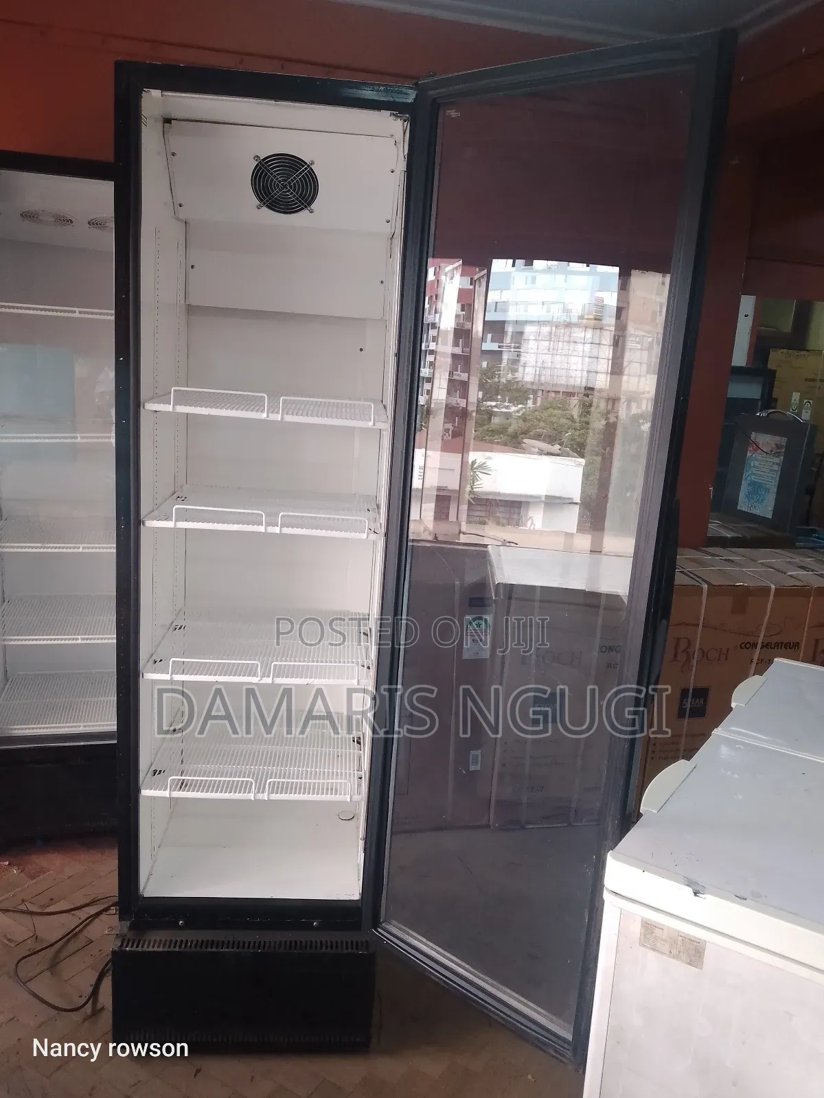Tall Black Display Fridge (Good Looking)
