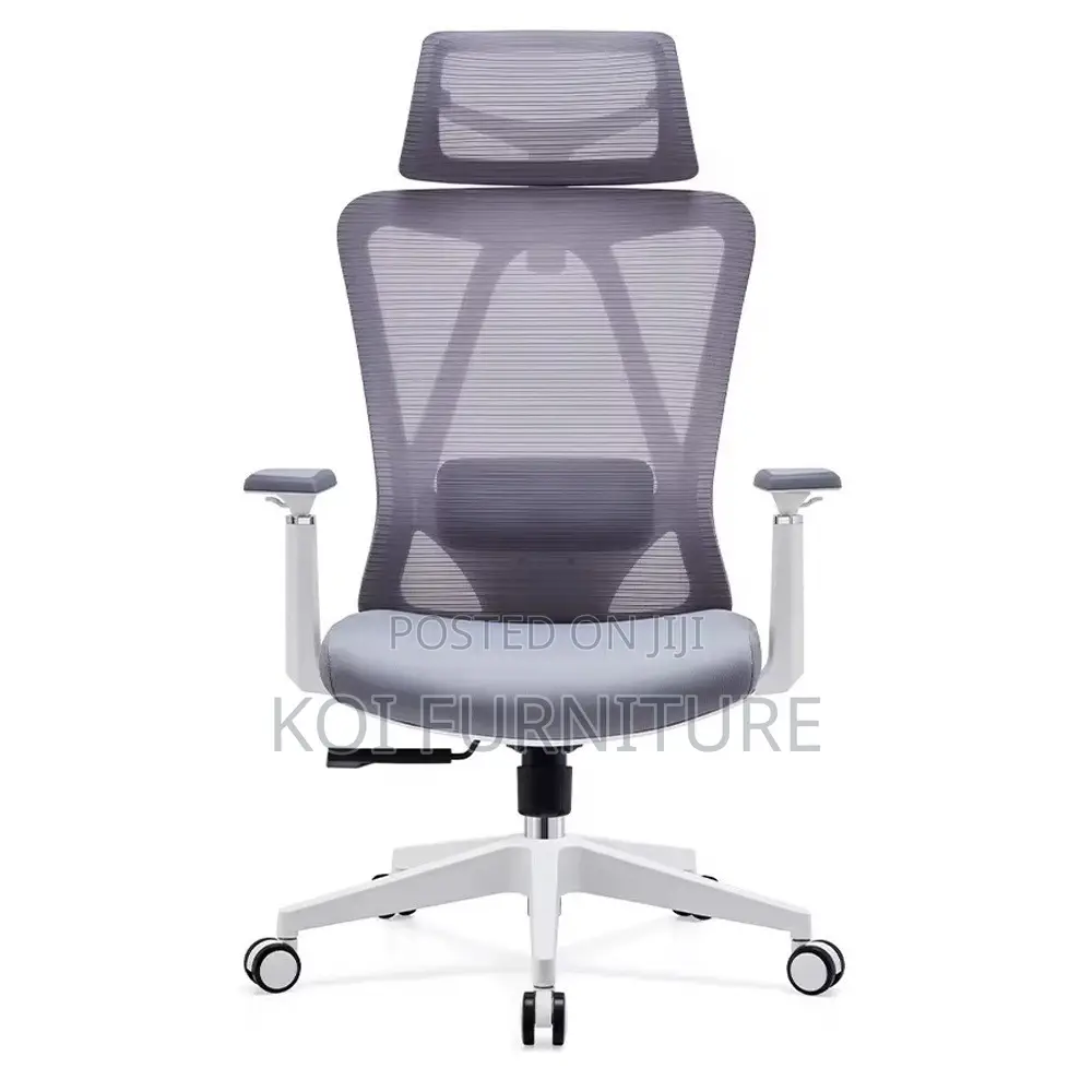 Office Chairs; High Back Classic Ergonomic Made White Office Seat