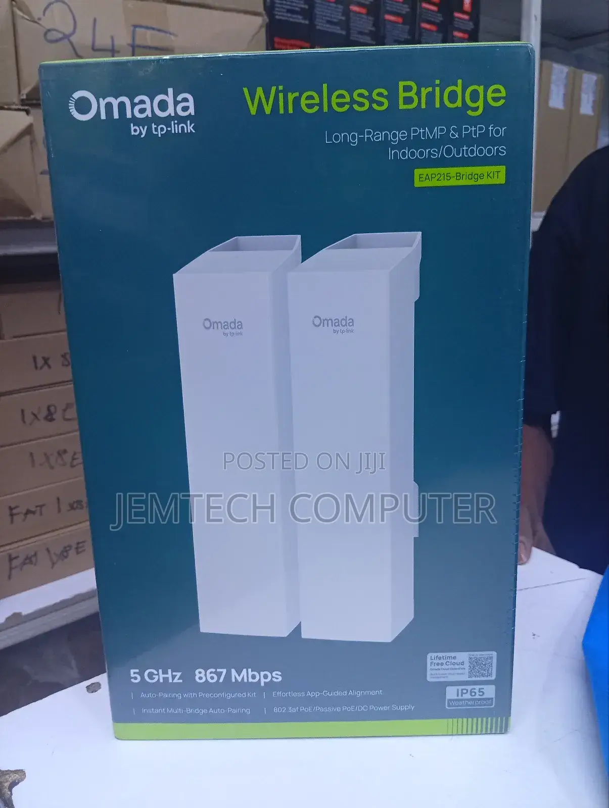 Tp-Link Eap215 Bridge Kit - Indoor/Outdoor Wireless Bridge Ap