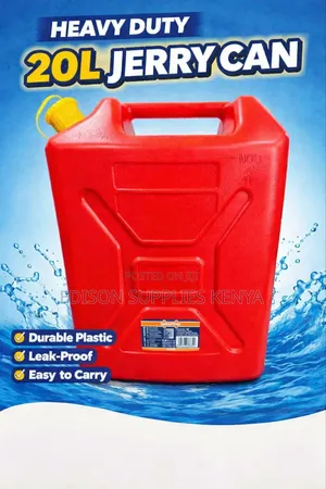 Fuel Tank Jerrycan 10 Litres Jerry Can Storage Heavy Duty Plastic