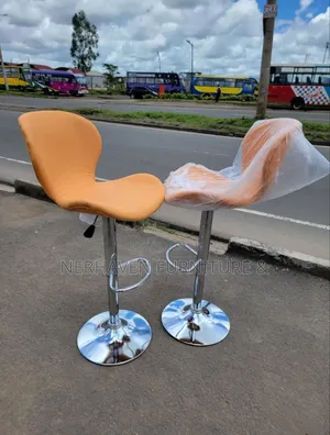 Adjustable Bar Stool With Backrest