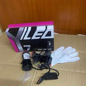 Hi-Lo Beam Y7 H4 Mini Projector Motorcycle Led Headlights – Plug Play