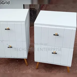 Executive Bed Side Drawer Cabinet With Stands 