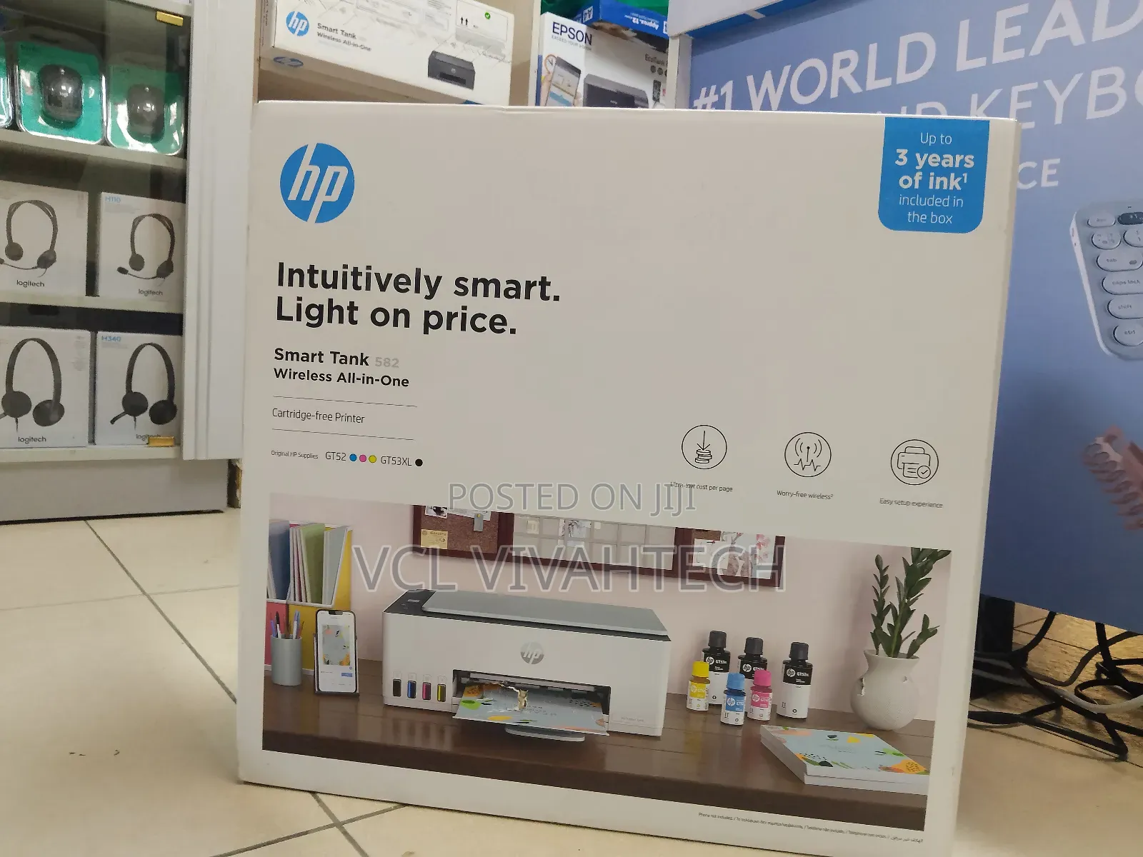 Hp Smarttank 582 Printer, Print, Copy and Scan Wireless\Usb Interface